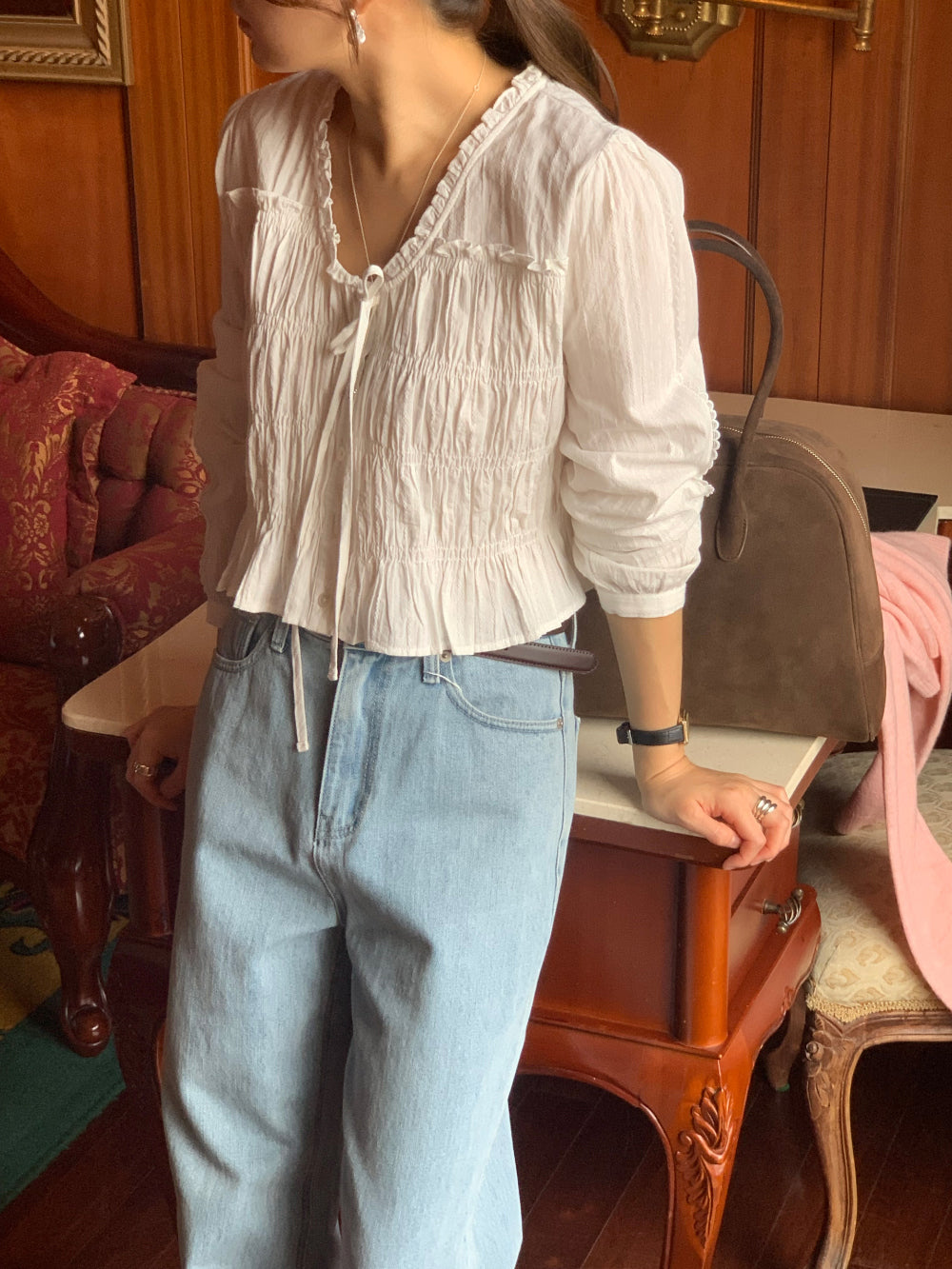 Mogu blouse-2col
