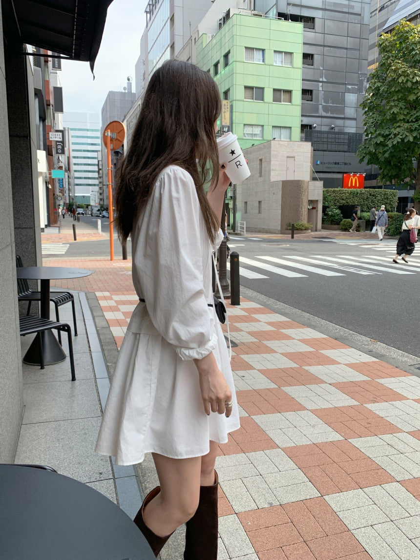 girlish pintuck onepiece-2col