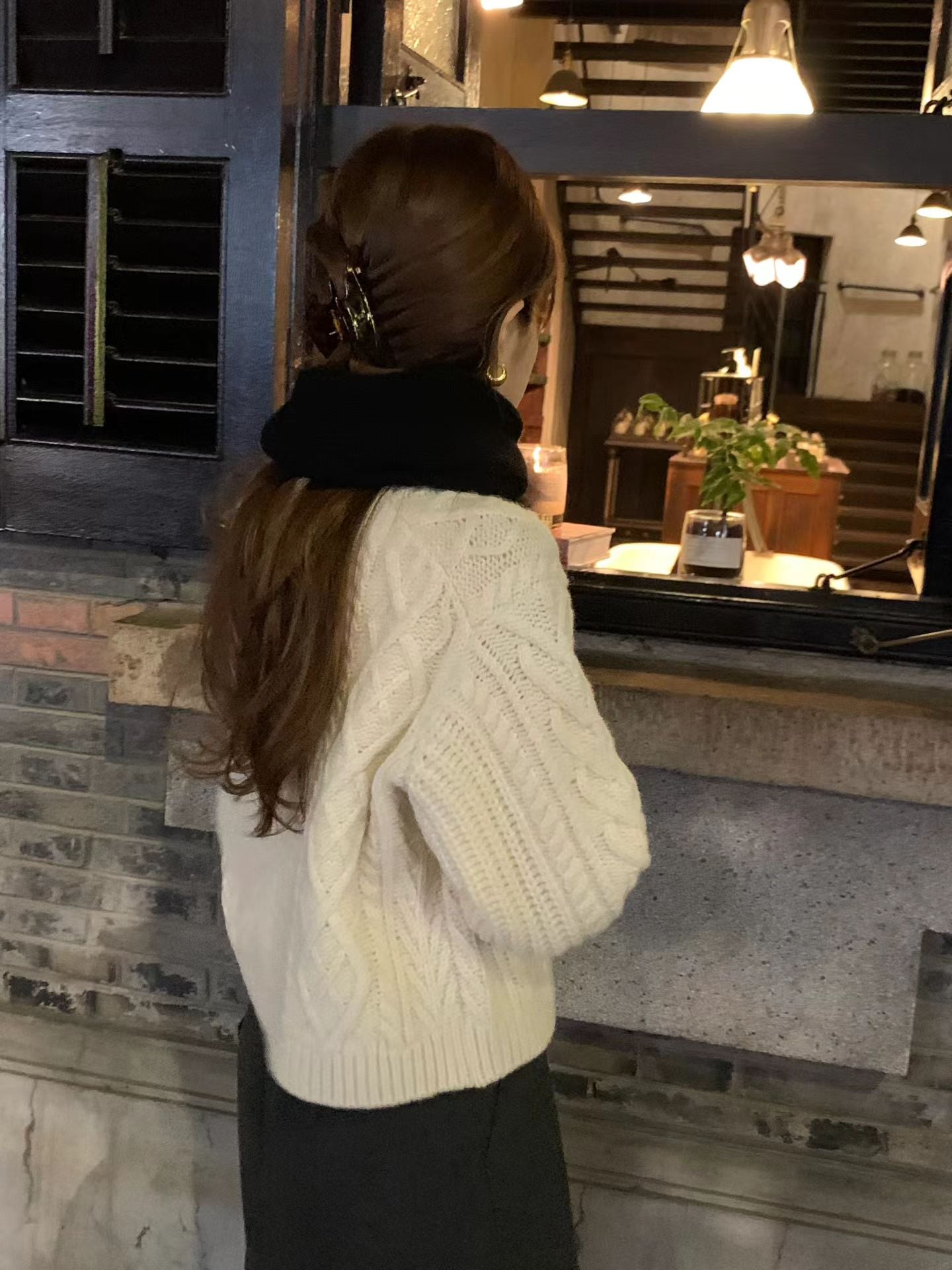 Ounce karen cable cardigan