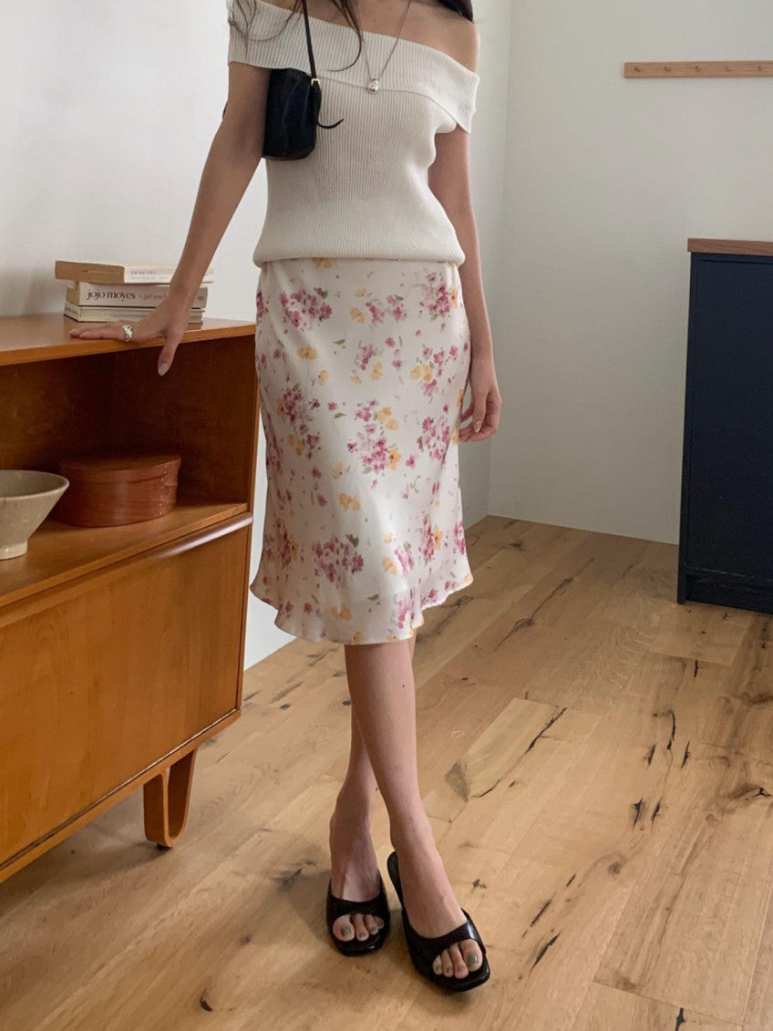 Flower skirt-2col