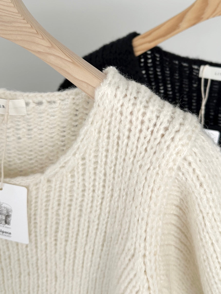 liter margarine alpaca half knit-2col