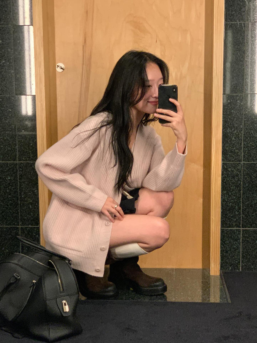 Mue hachi cardigan-4col