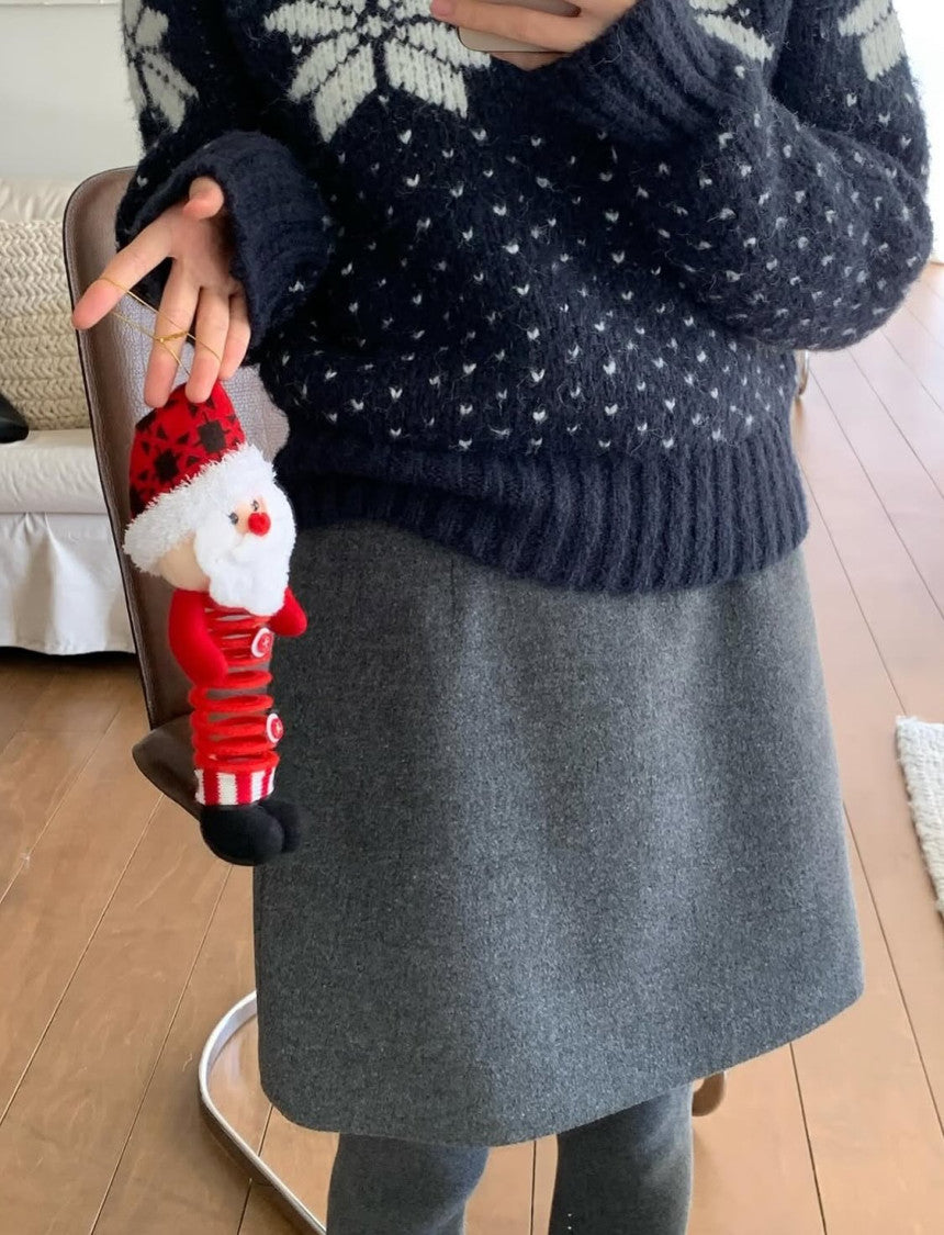 filelo wool skirt-2col