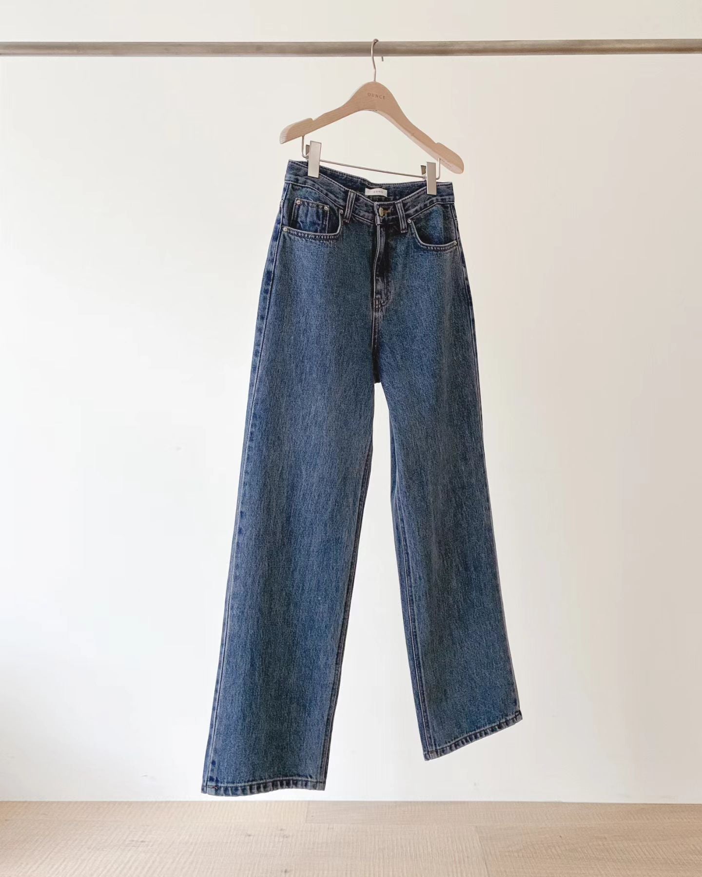 Ounce bow deep blue denim