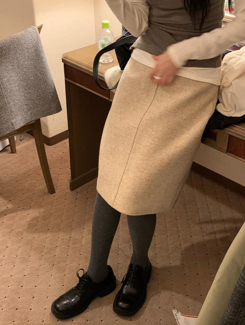 Margaret wool skirt-3col