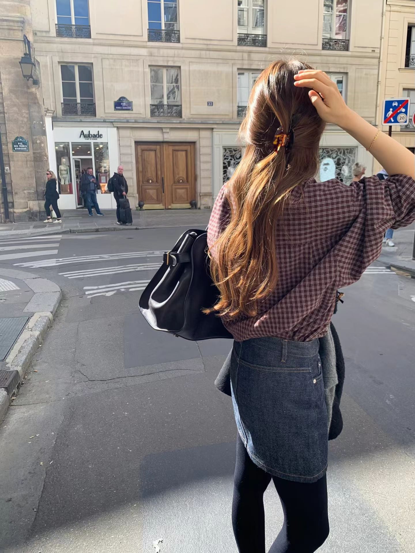 Ounce eve check shirt-2col