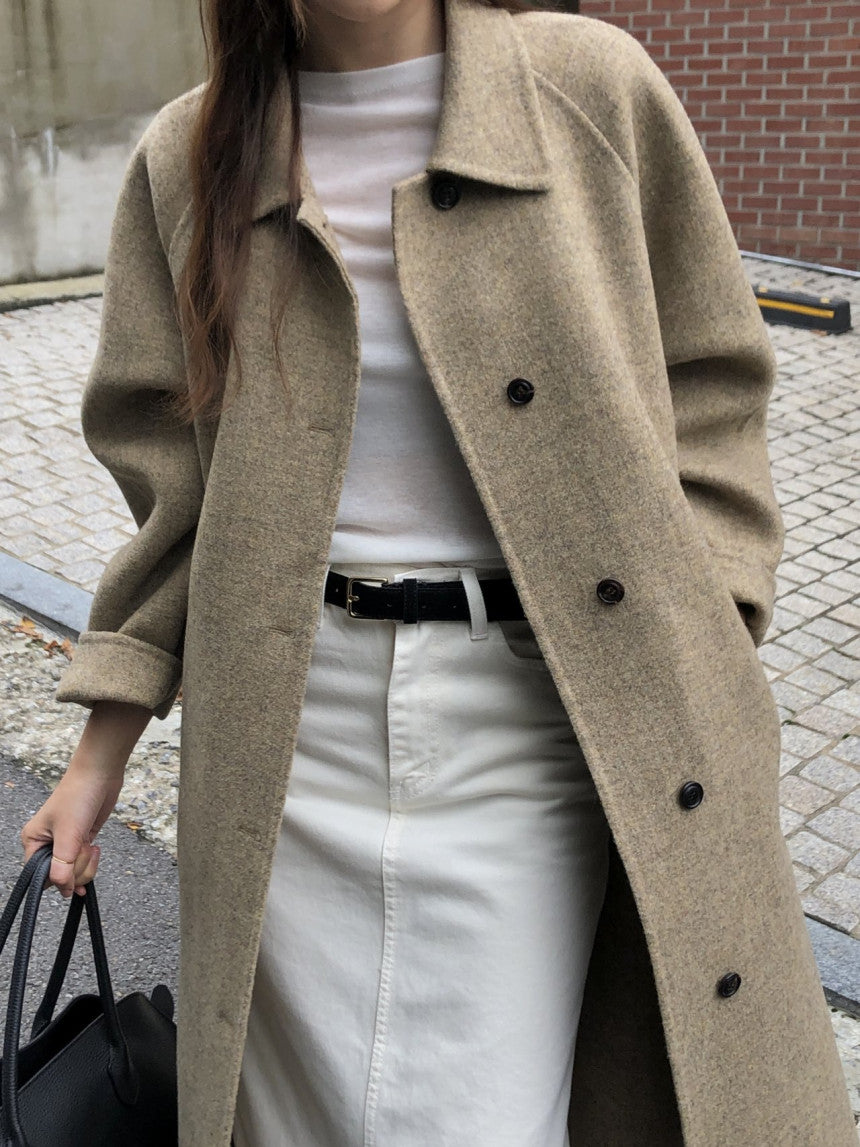 Serin shetland hadmade coat-2col