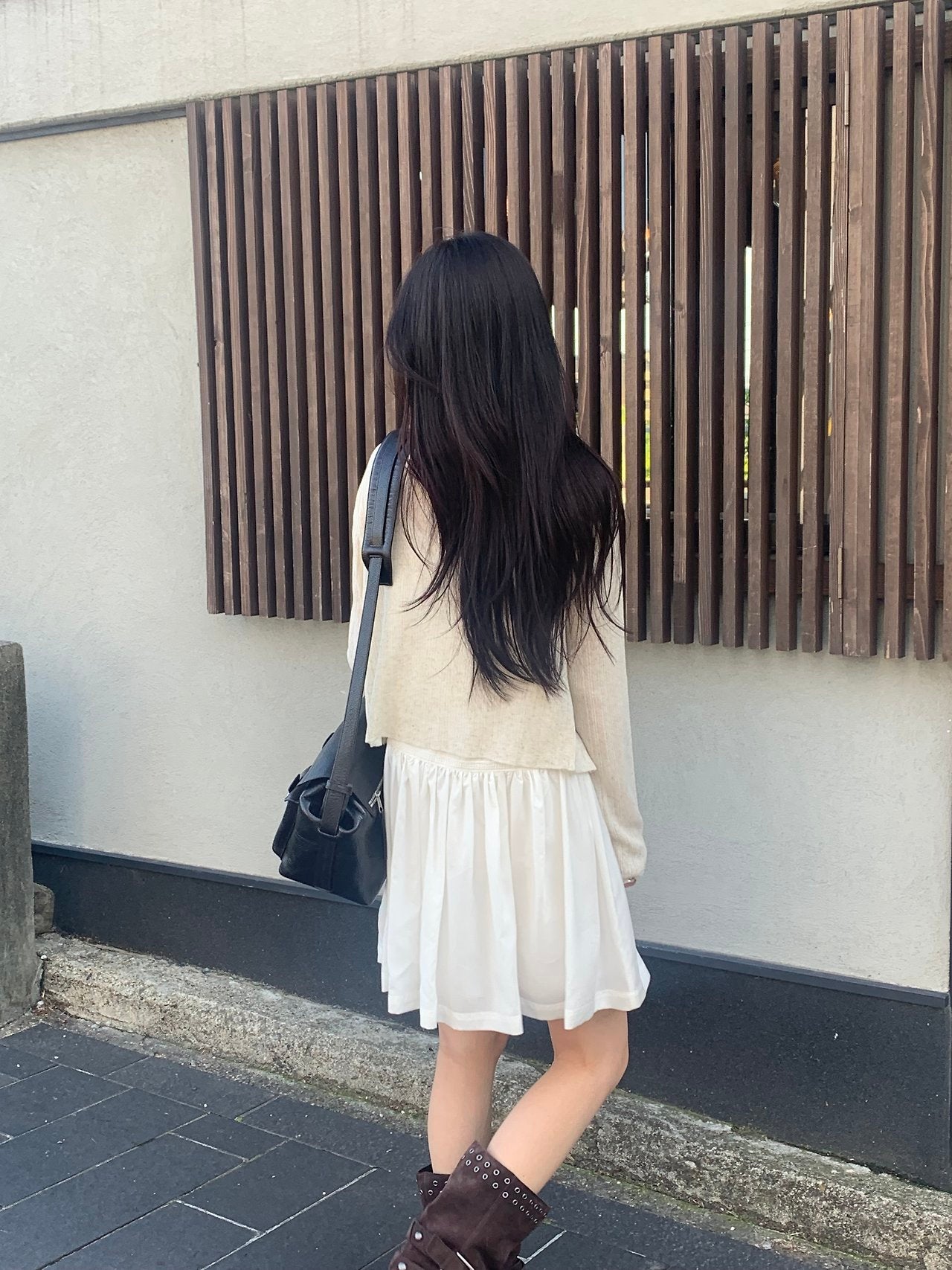 peach lace short onepiece