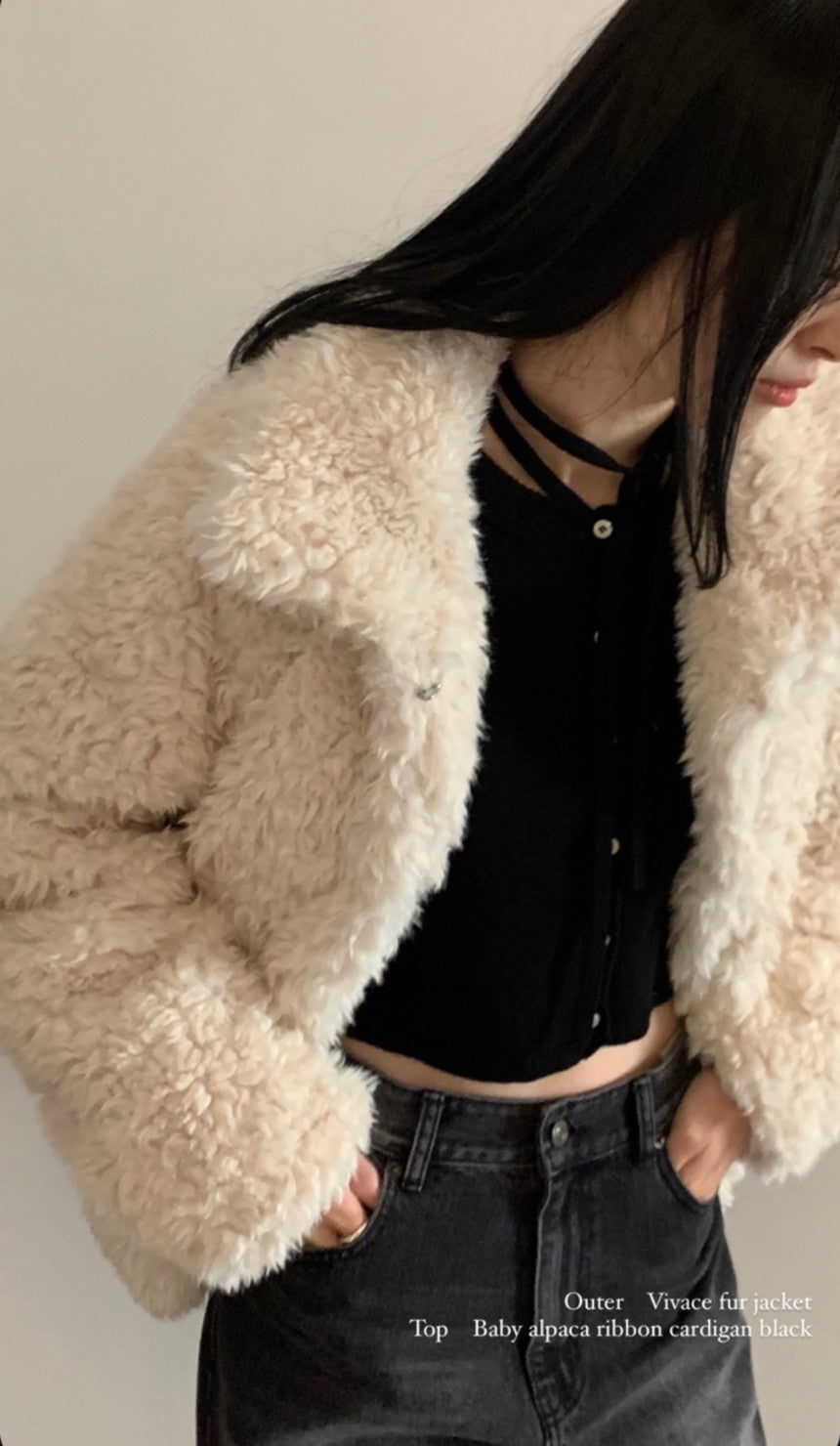 Haus vivace fur jacket