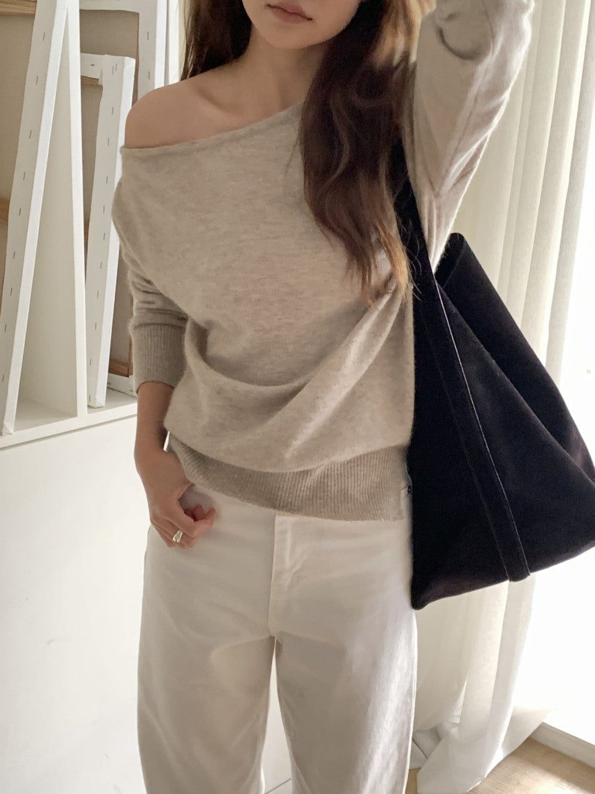 Siena fox unbalance knit-3col