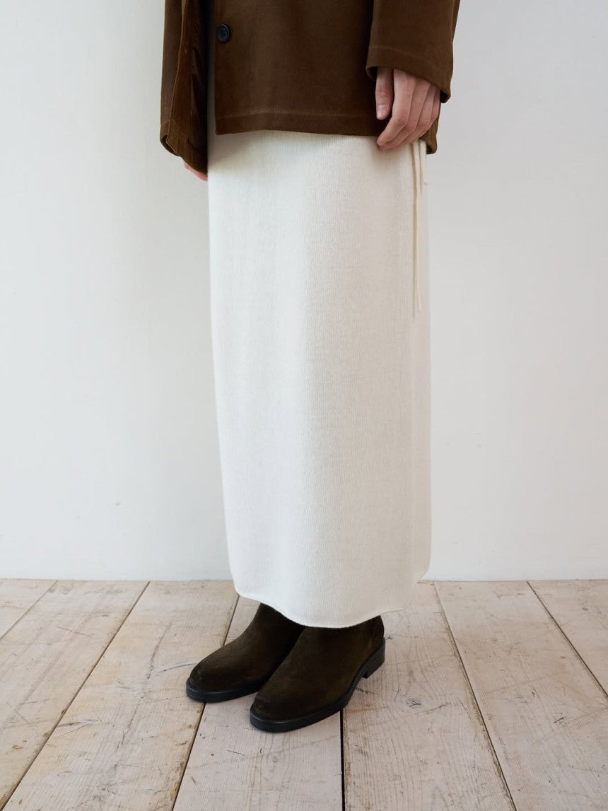 Amel wholegament cashmere knit skirt-3col