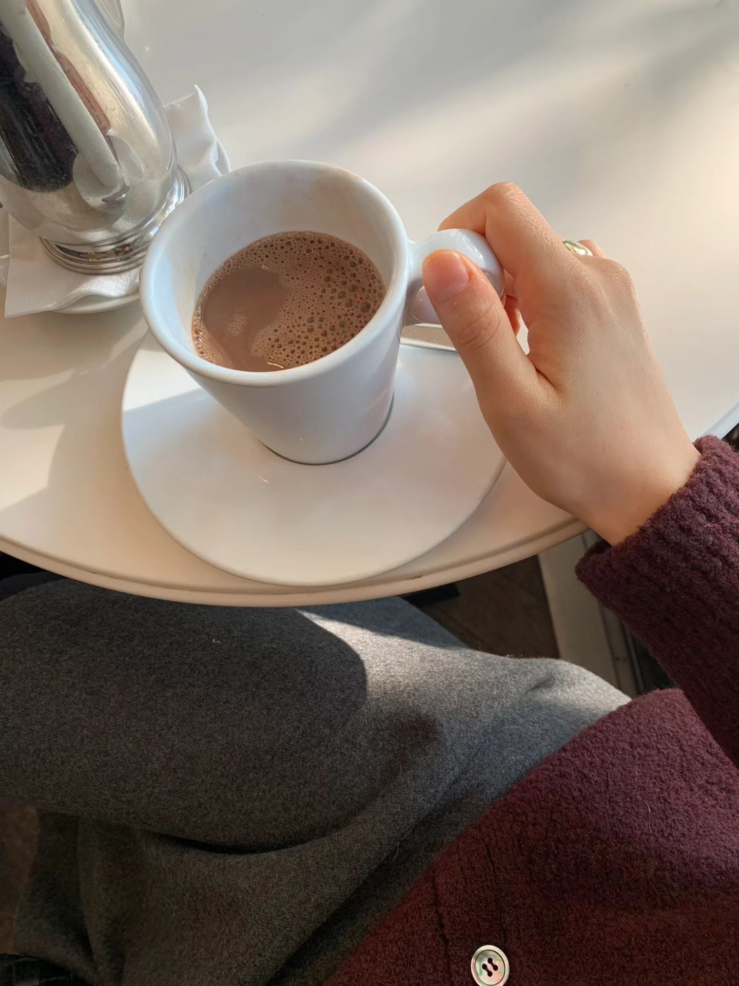 Ounce asto wool midi skirt-3col