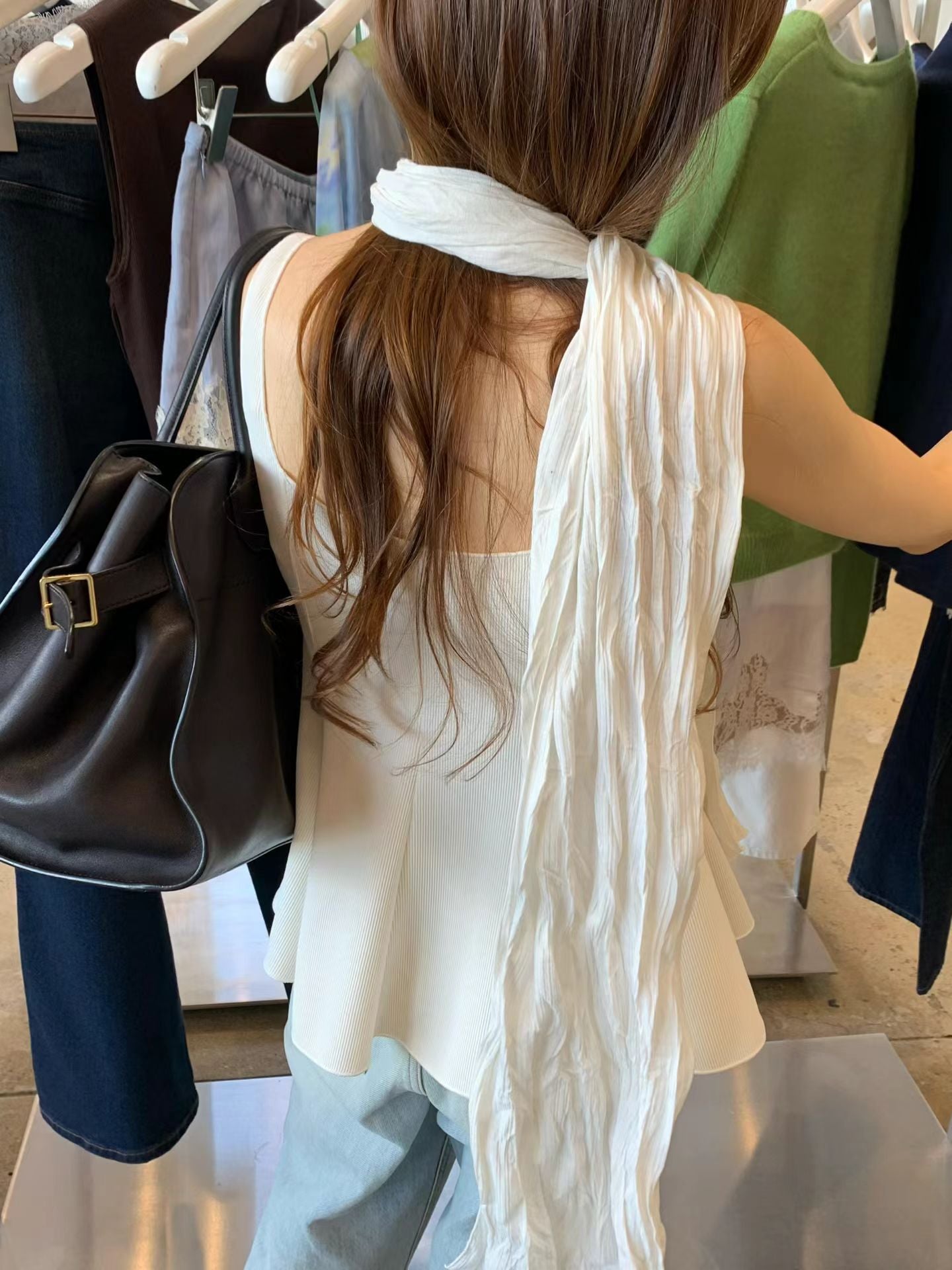 Ounce nas flare blouse-2col