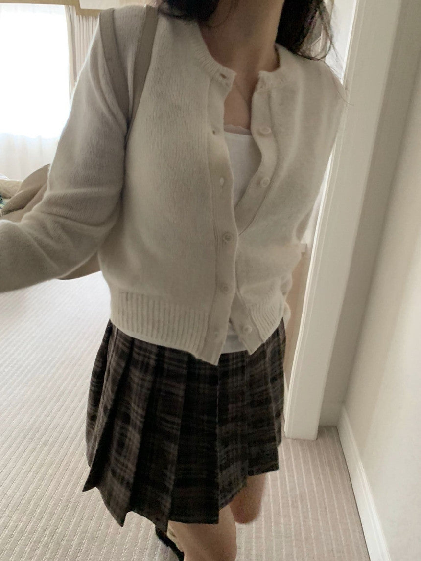 Michelle baby alpaca cardigan-4col