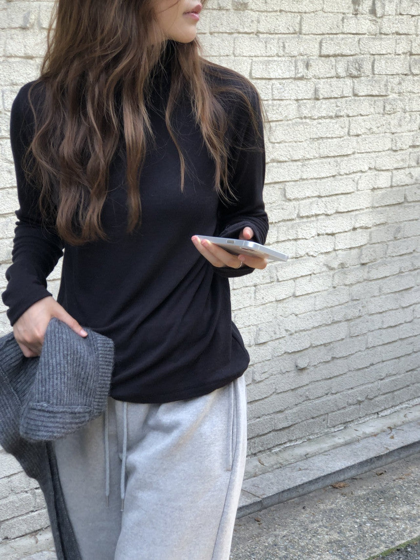 Ria soft turtleneck T-4col