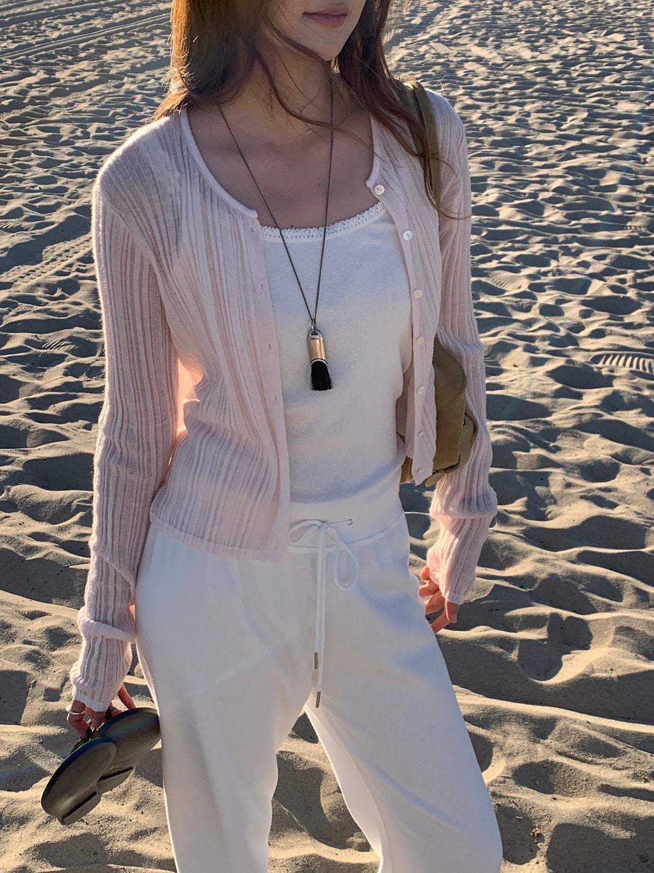 Novella alpaca round cardigan-4col