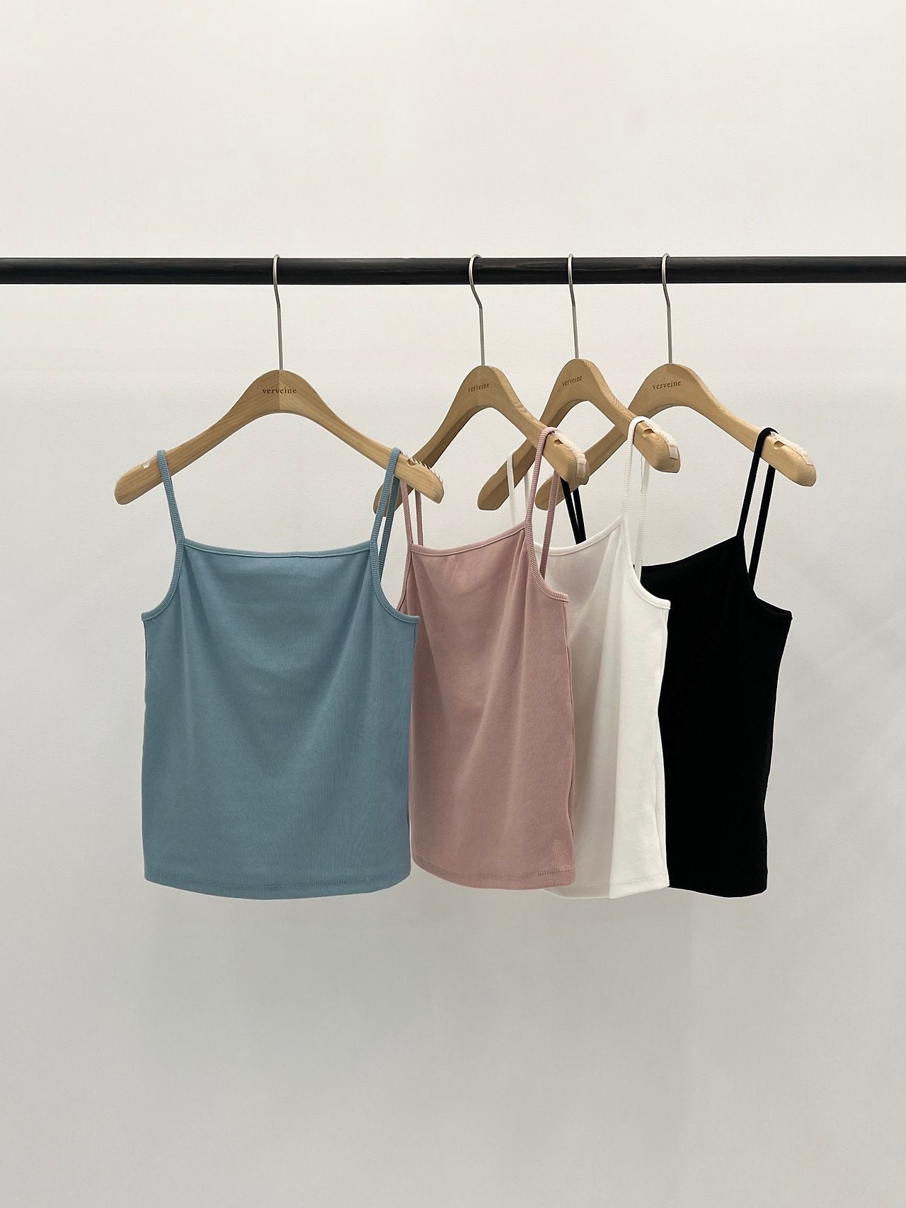 Elier square neck strap sleeveless-4col