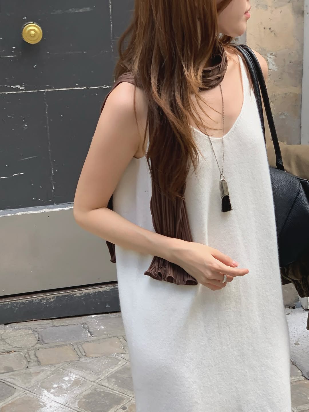 aveline cashmere whole-garment knit onepiece-2col