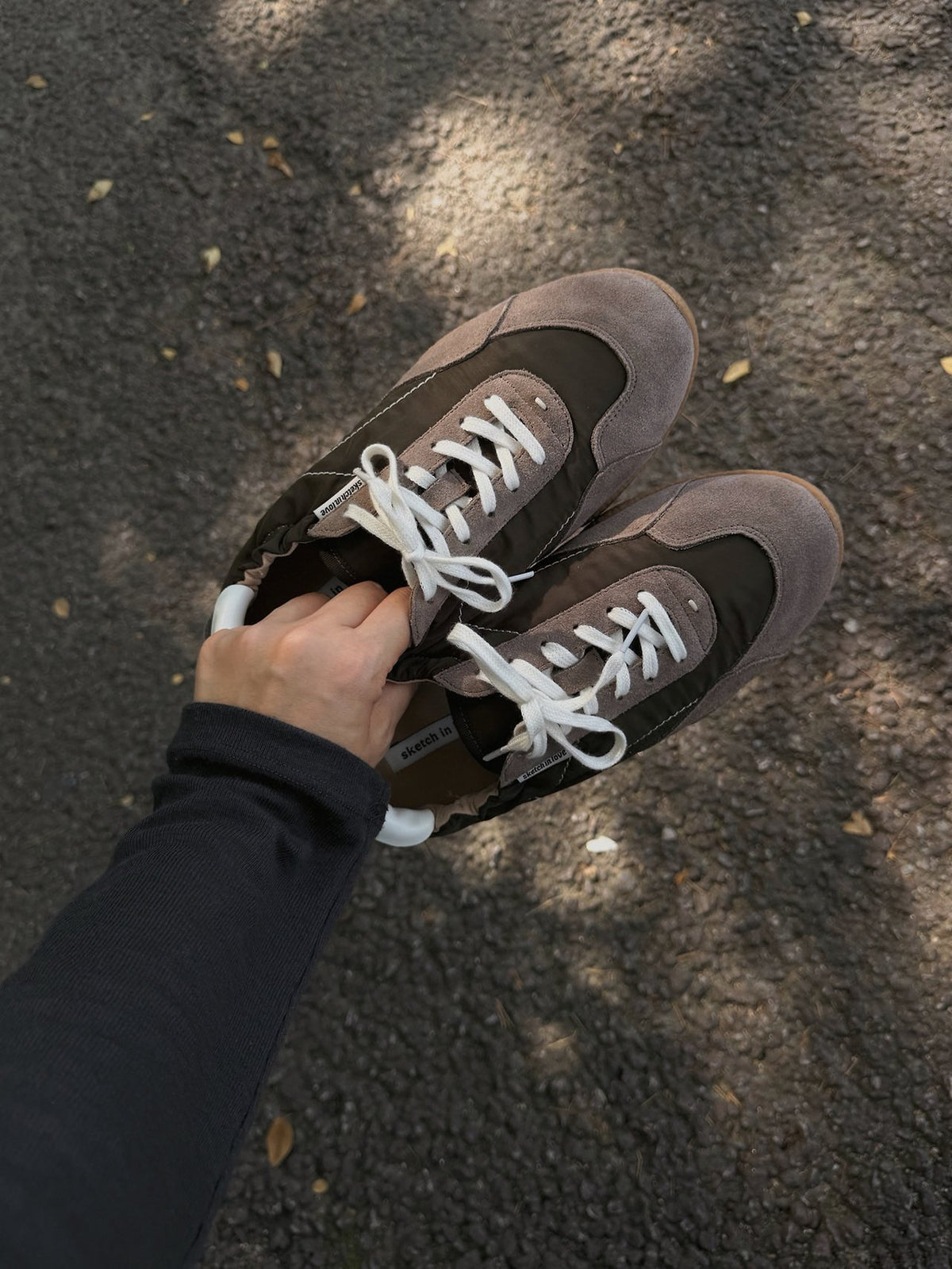 cloud suede sneakers-2col