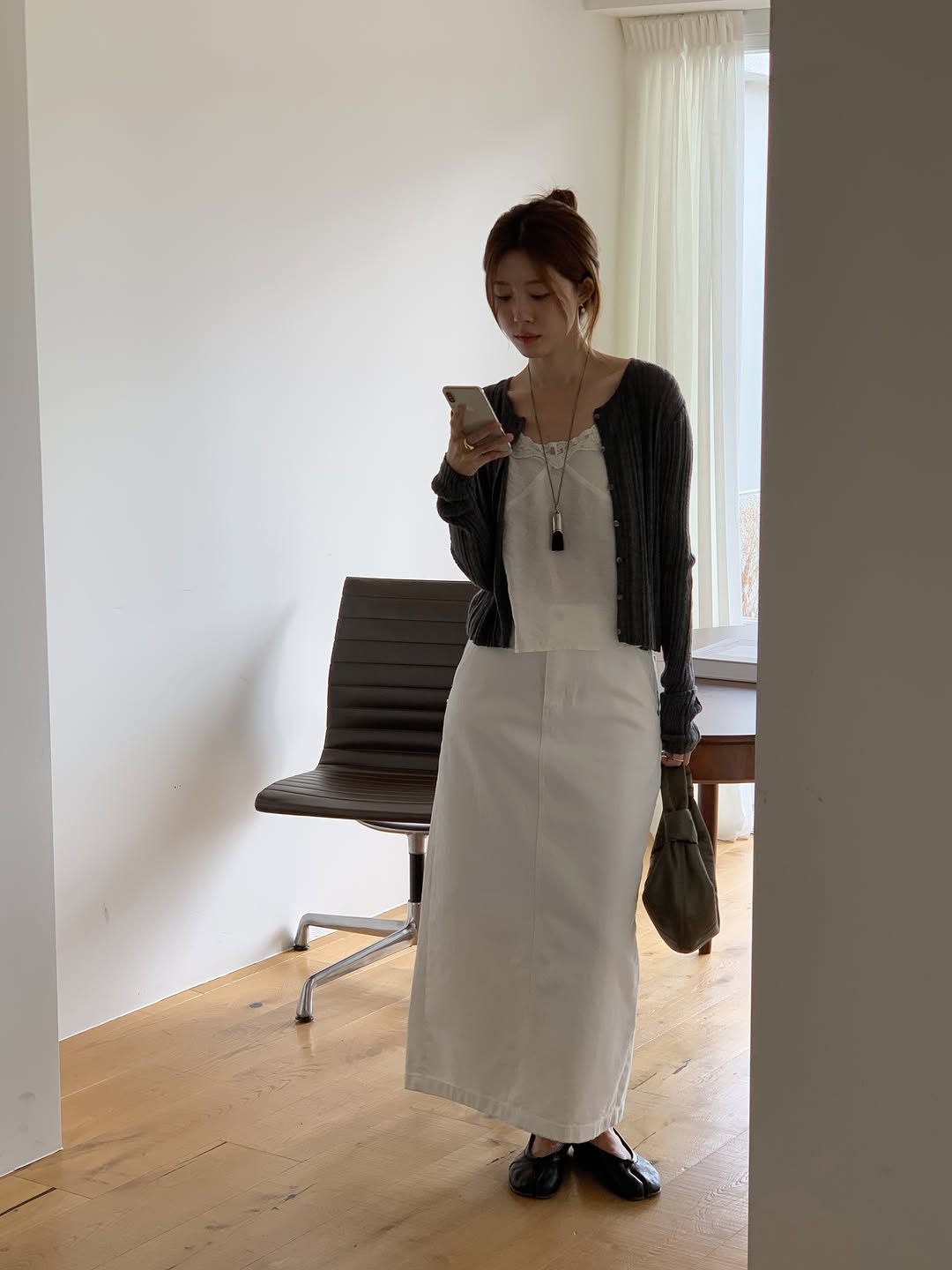 Bella alpaca round cardigan-3col