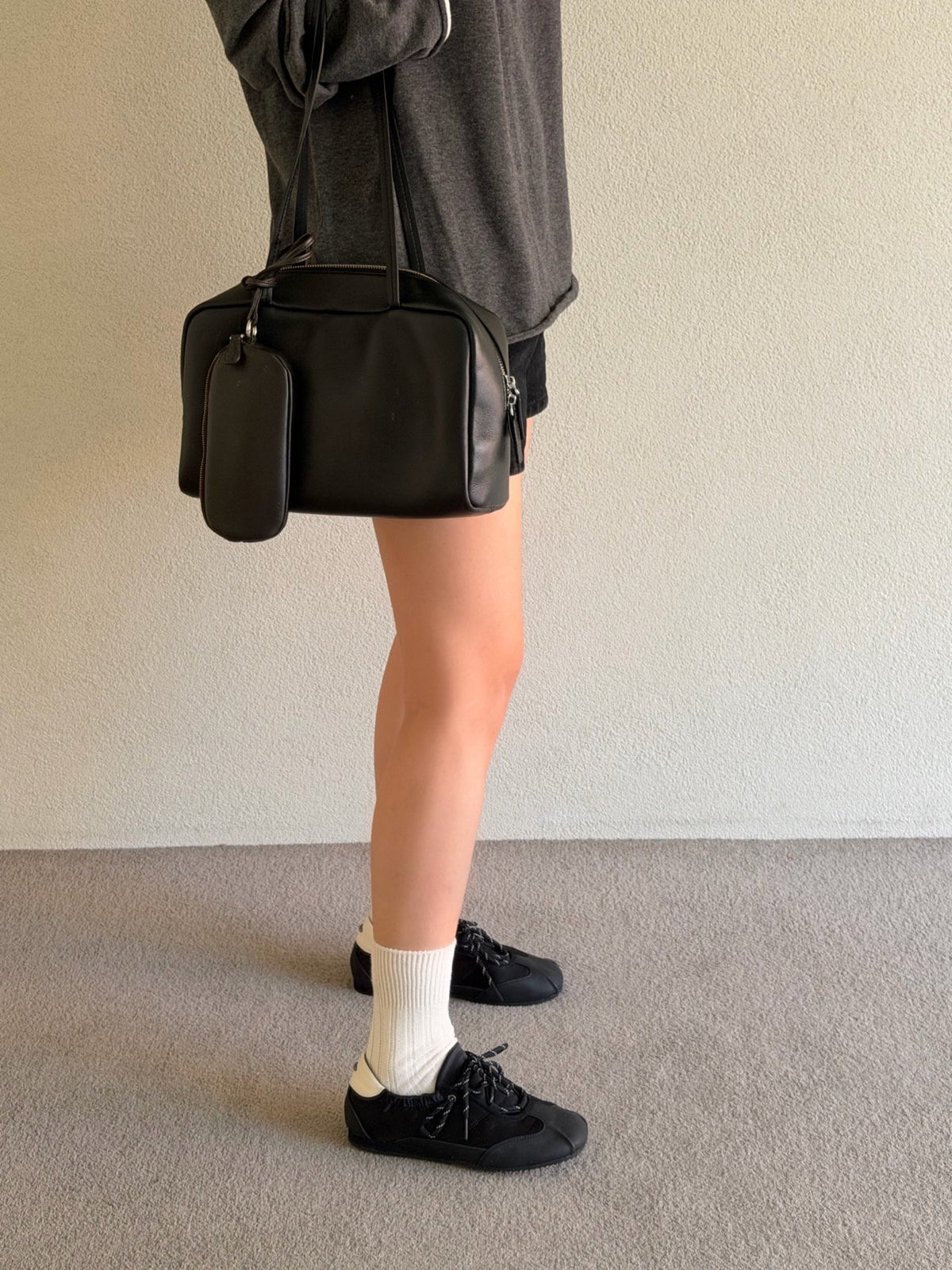 hazel satin sneakers-2col