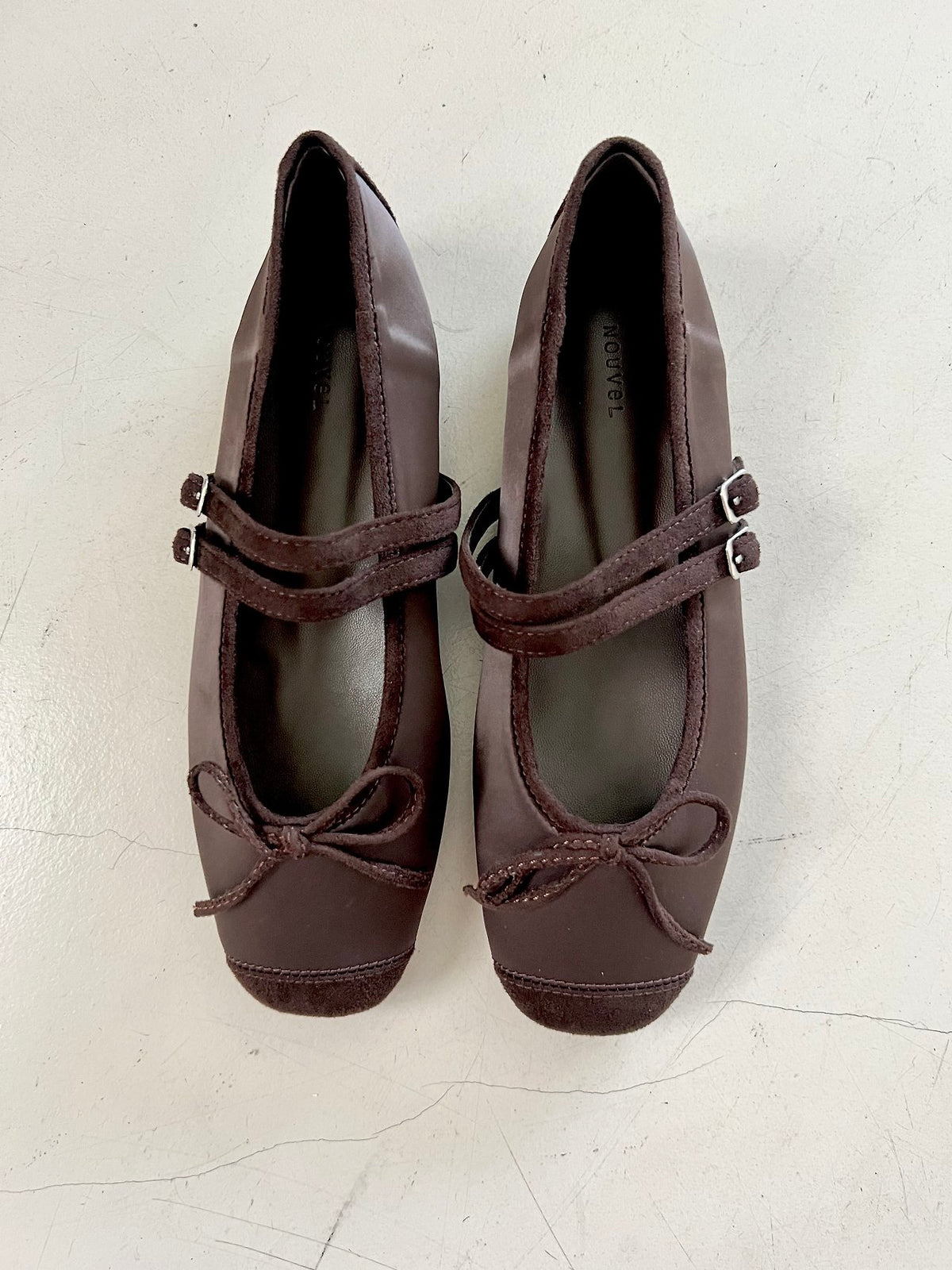 Molded double-strap Mary Jane