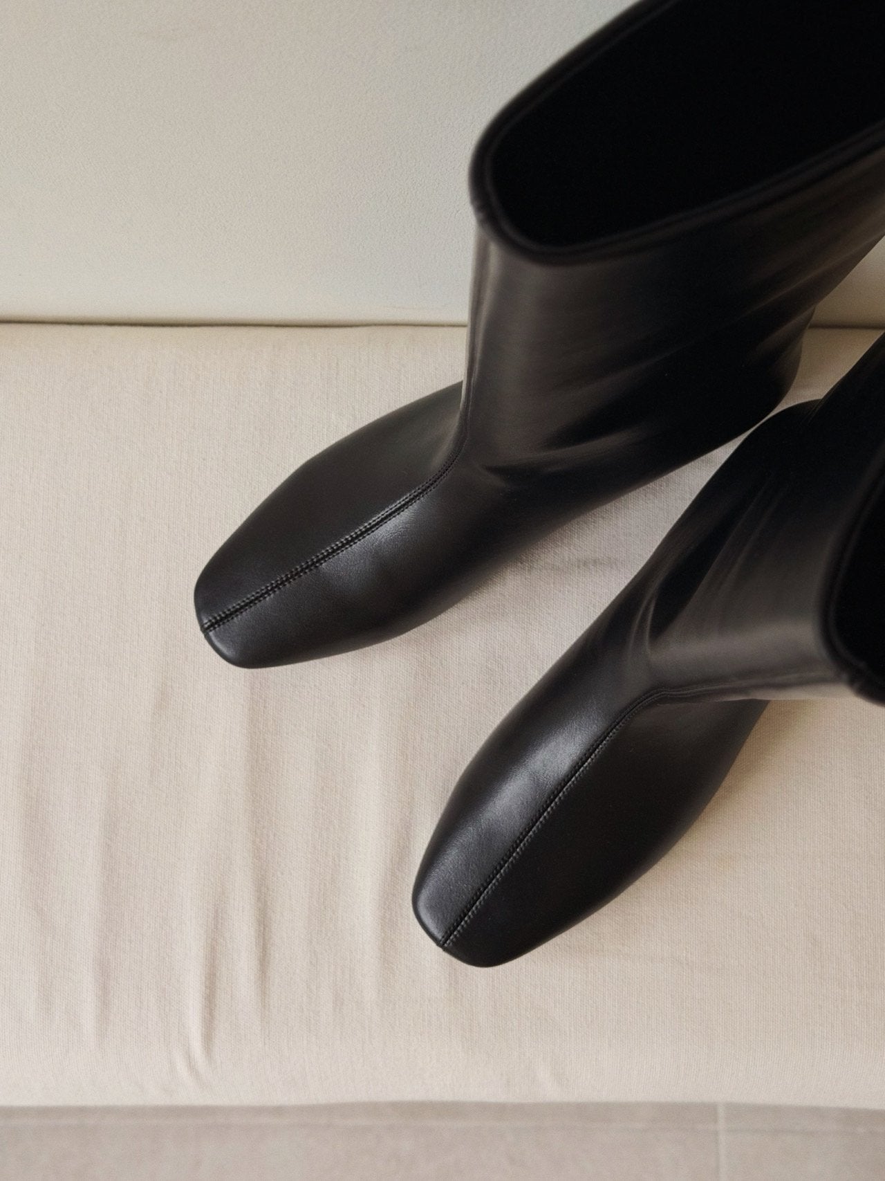 hidden wedge boots.