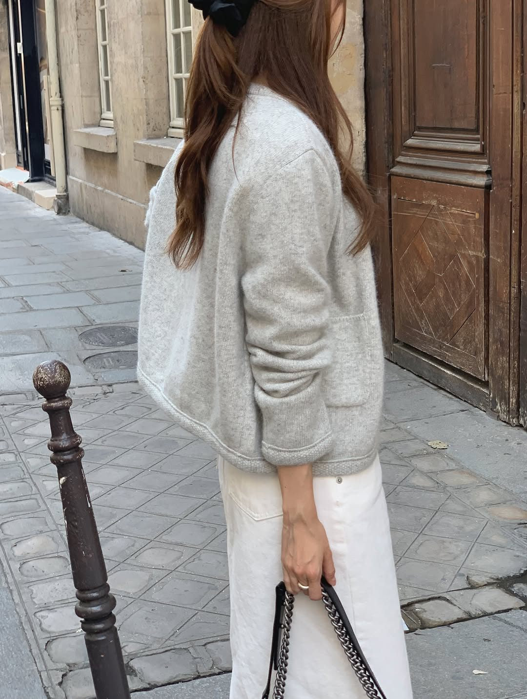 coco raccoon knit jacket-2col
