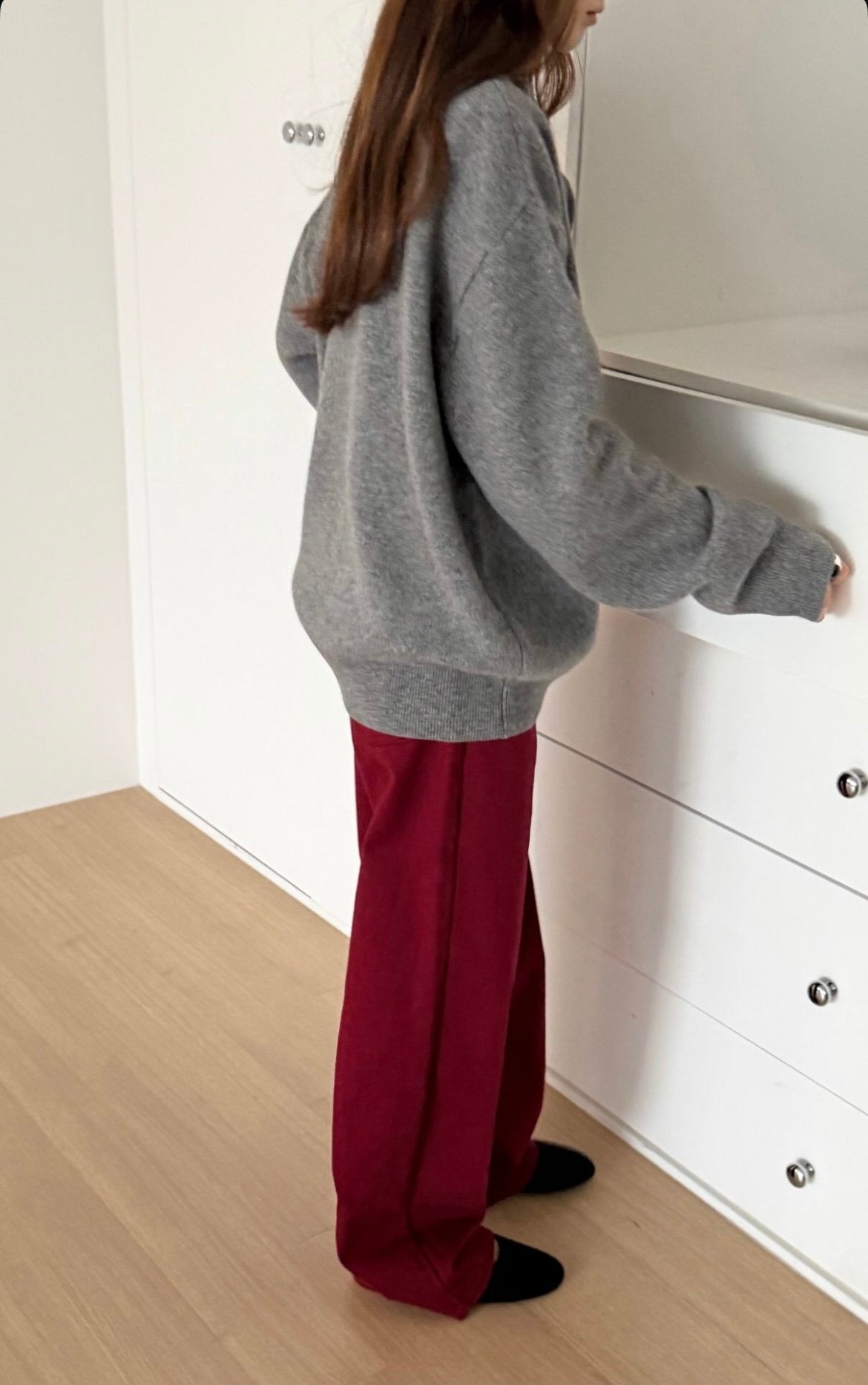deondo cash double half zip sweater-4col