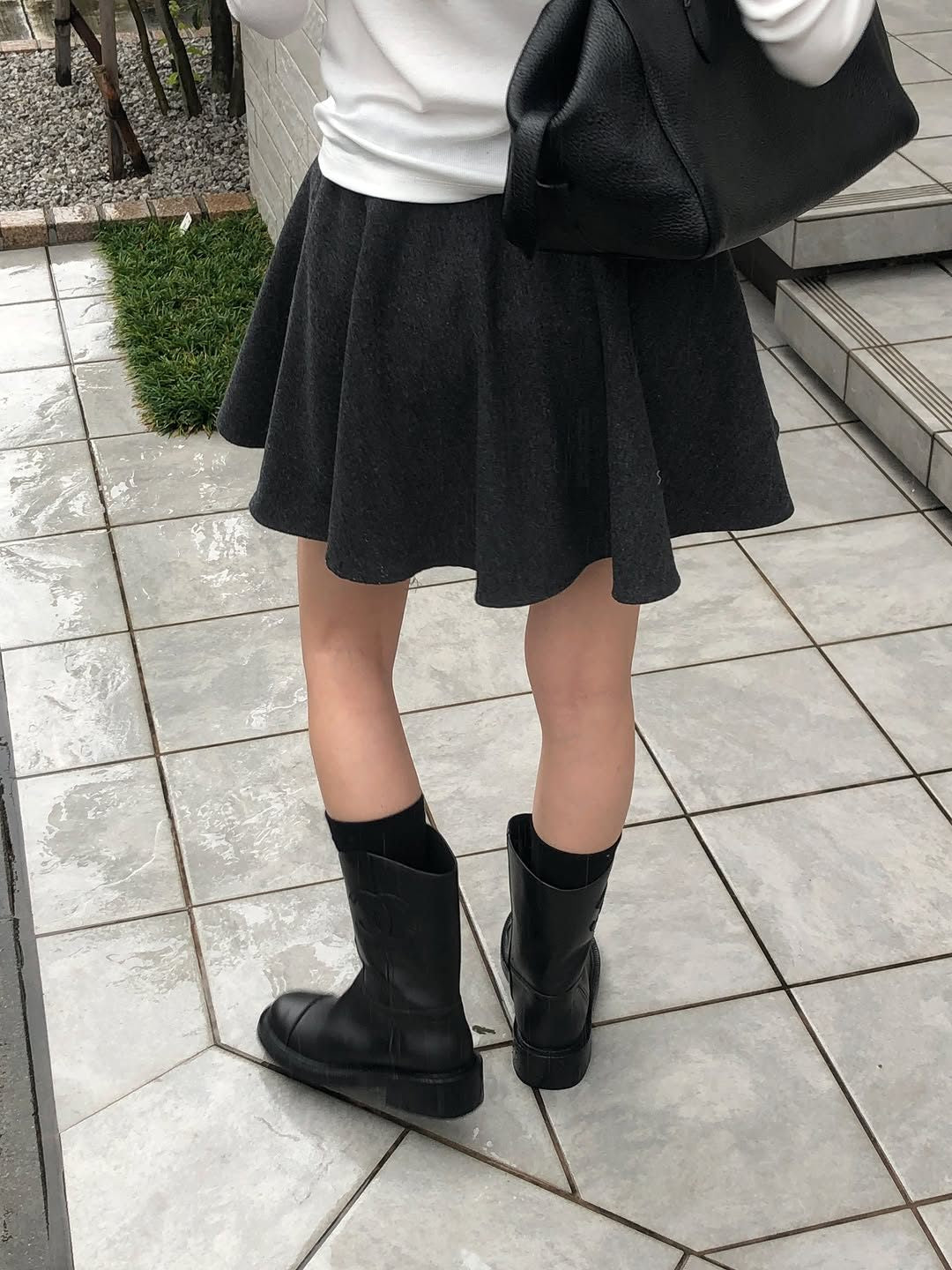 mabel flare mini skirt-2col