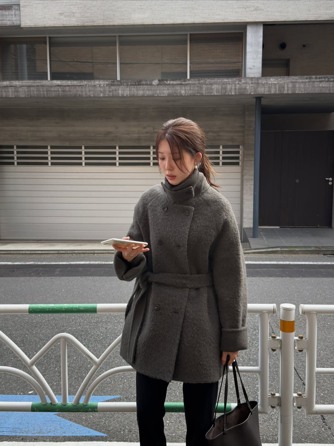 colette boucle handmade coat-2col