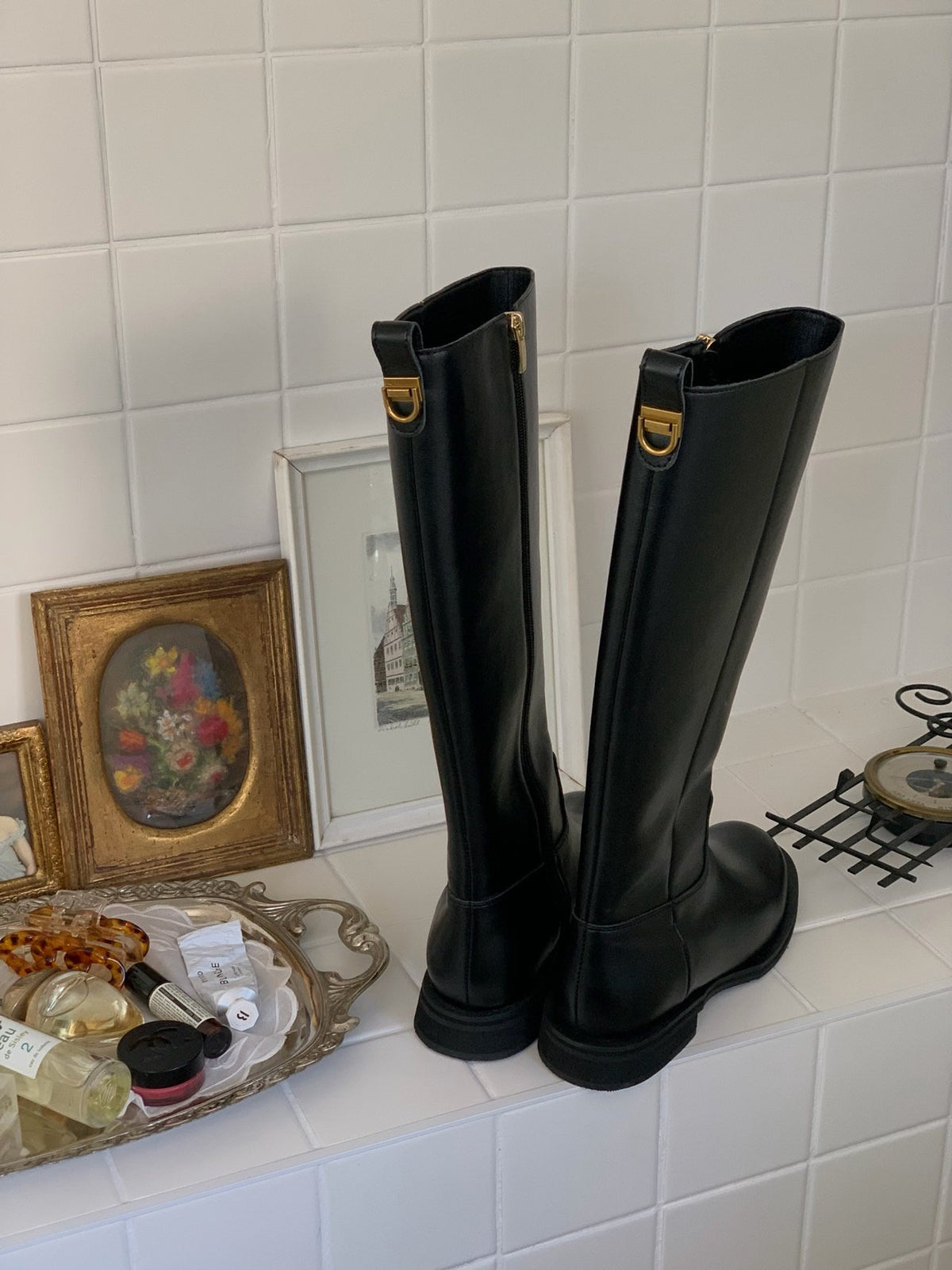 classic d-ring long boots