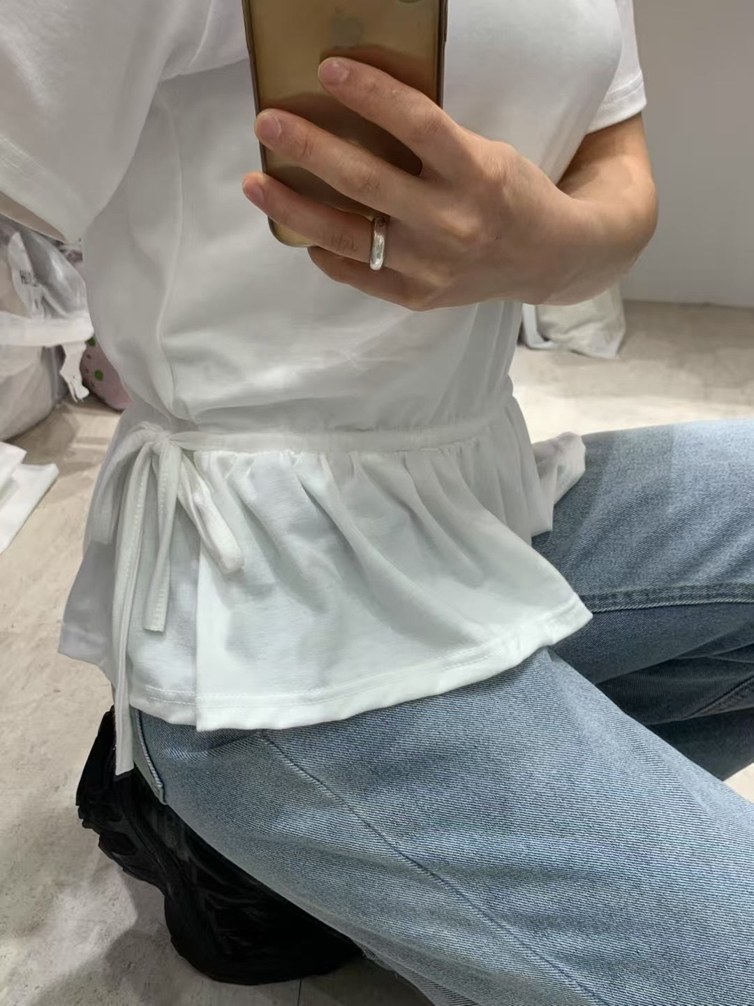 Billy Layered Frill half T-4col