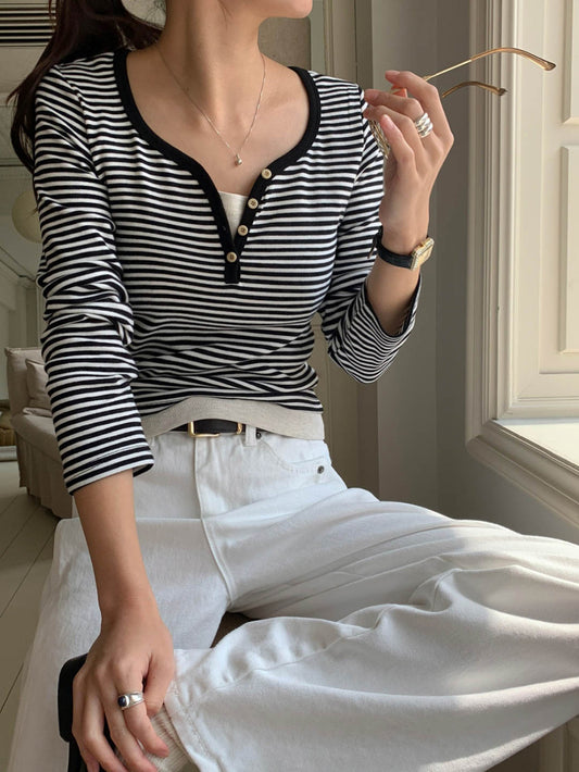 Mitzu stripe T-3col