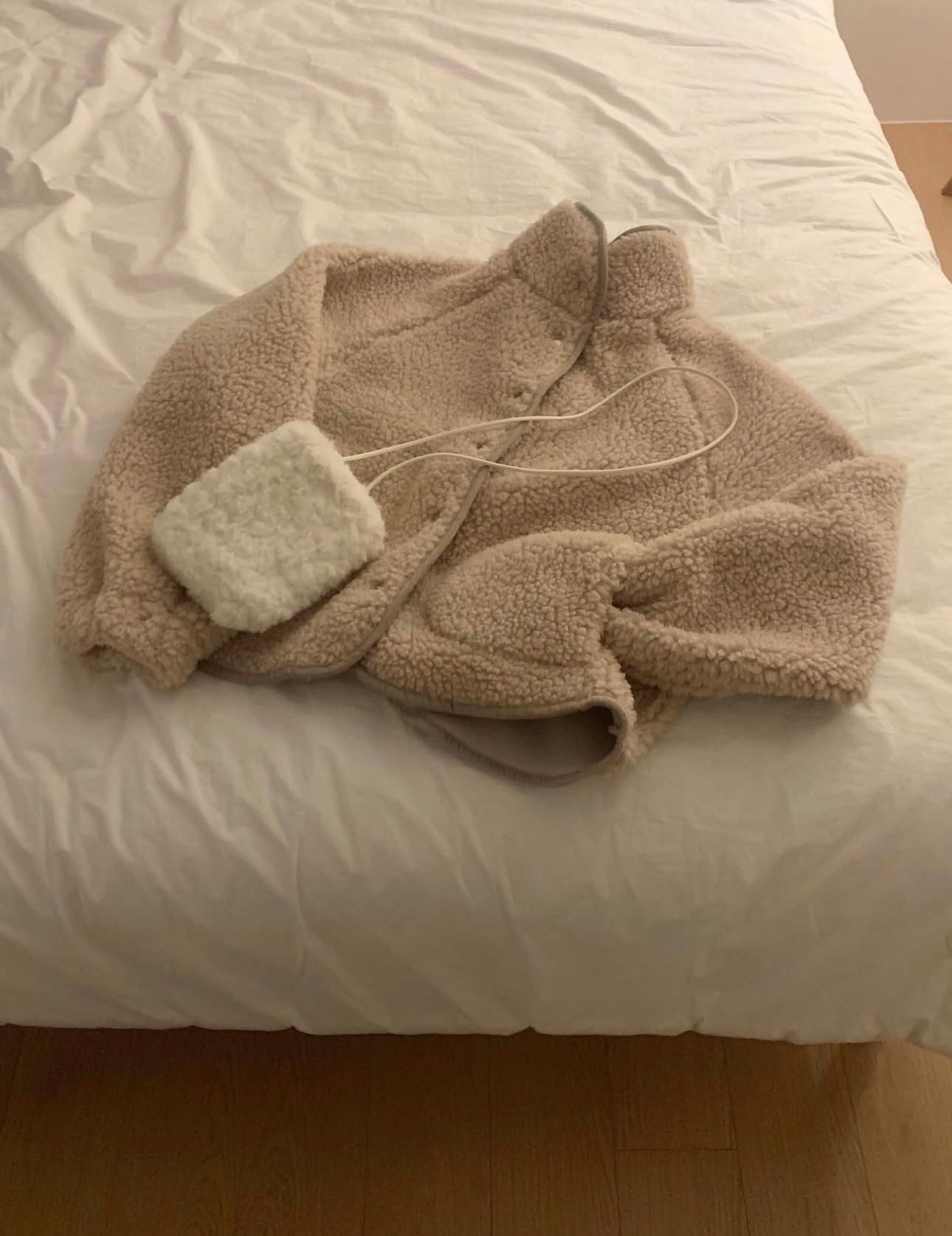 liter teddy searing fleece jumper-2col