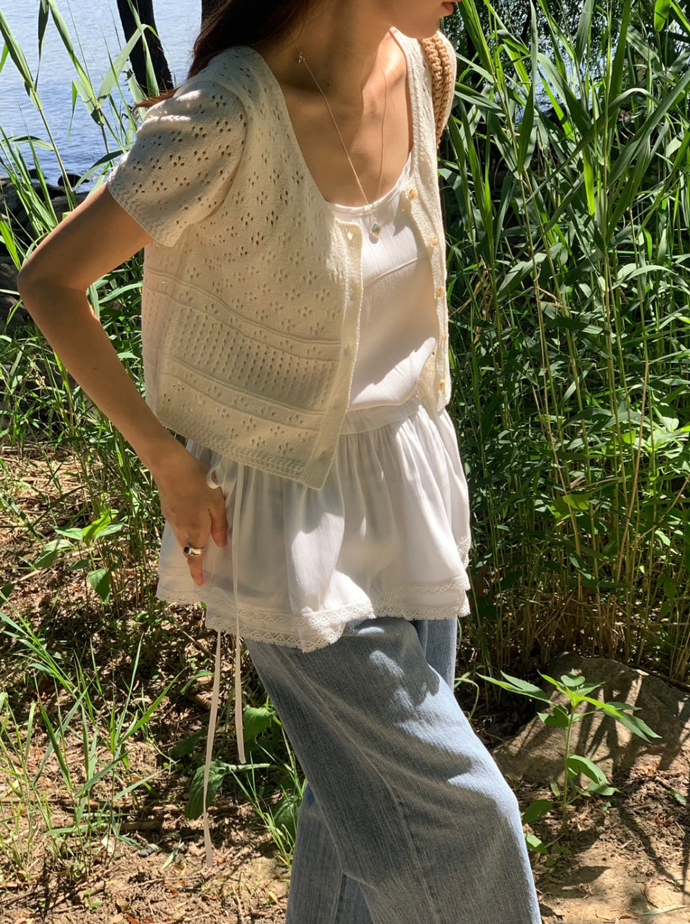 Flute cardigan-3col