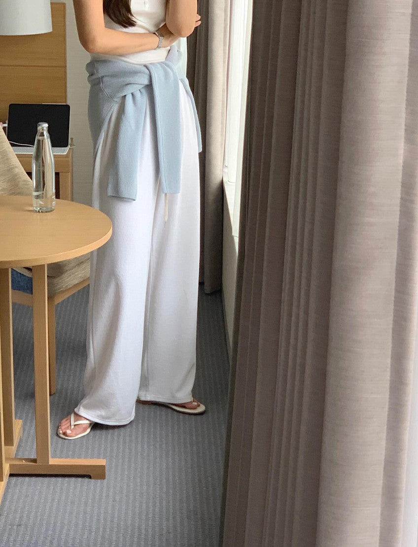 liter lounge air staight pants-3col