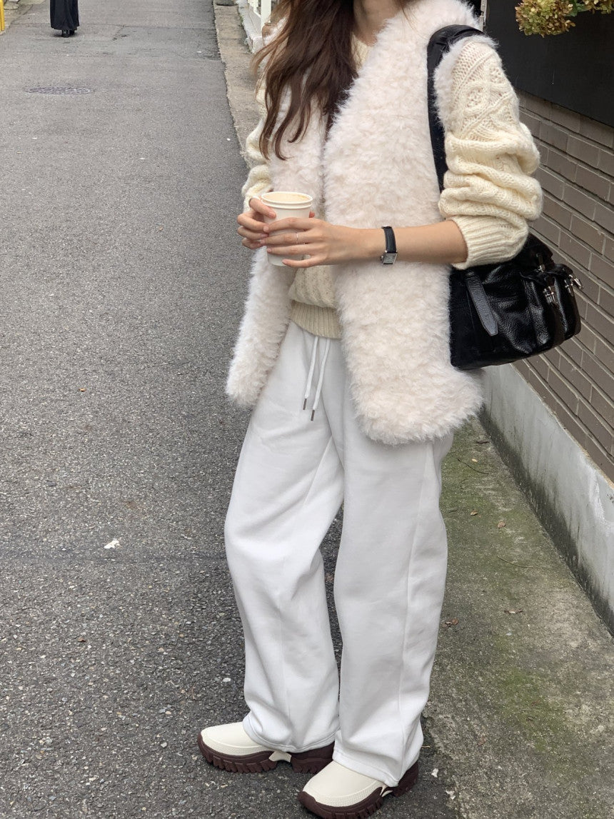 Kelly shearling vest