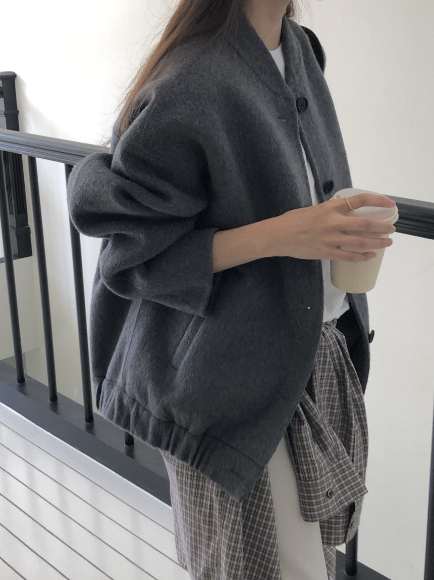 Nua handmade blouson-2col