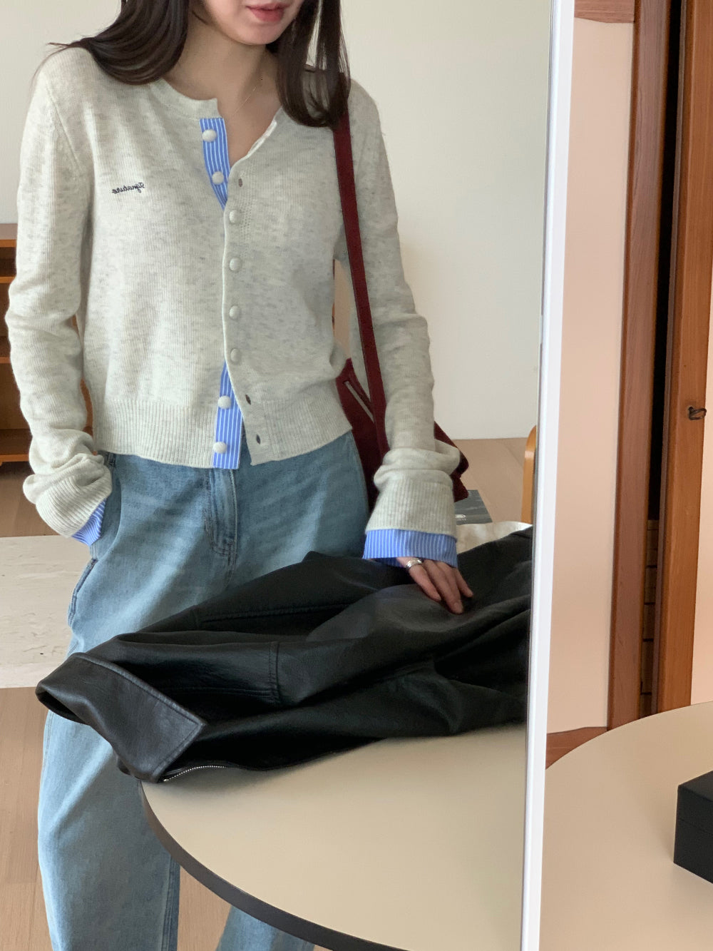 ami s.t cardigan-3col