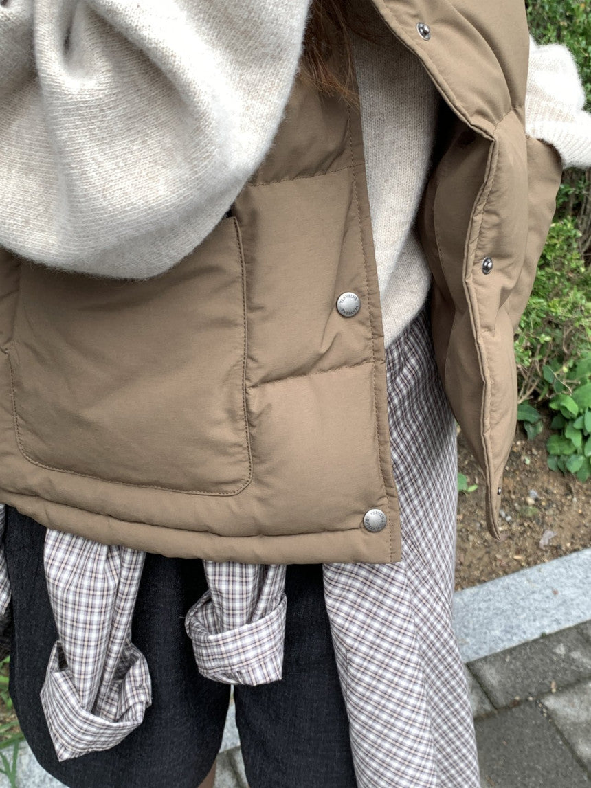 Bloom duckdown vest-3col