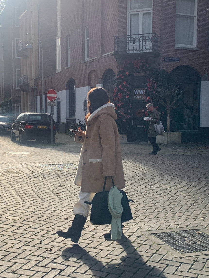 Fitz hoodie shearing half mustang