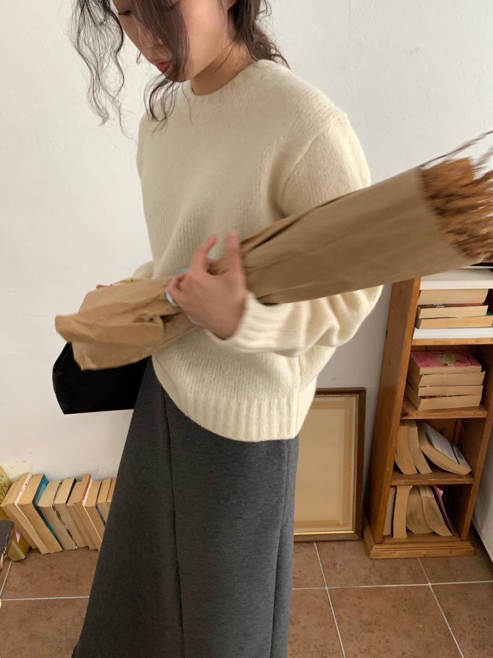 Unbal cut skirt