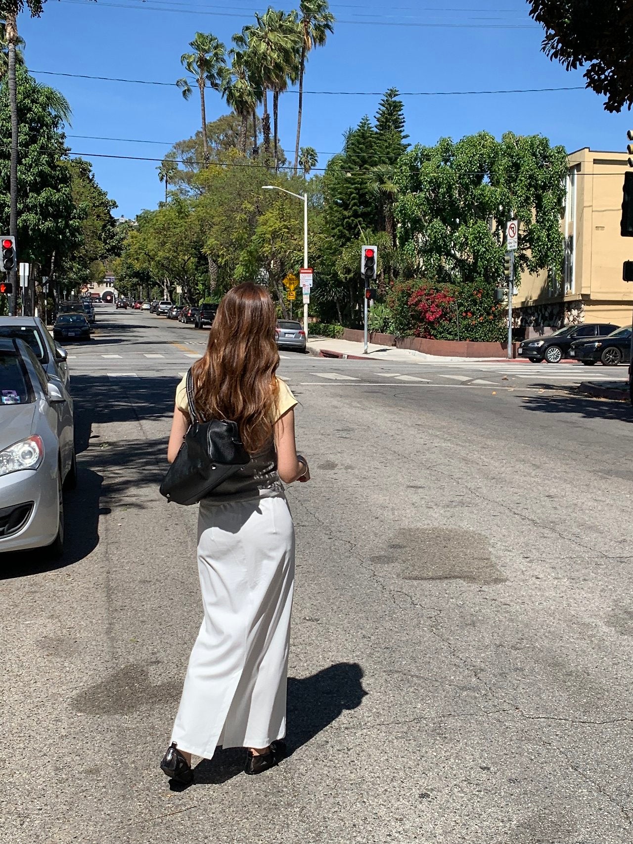 Rive jersey long skirt-4col