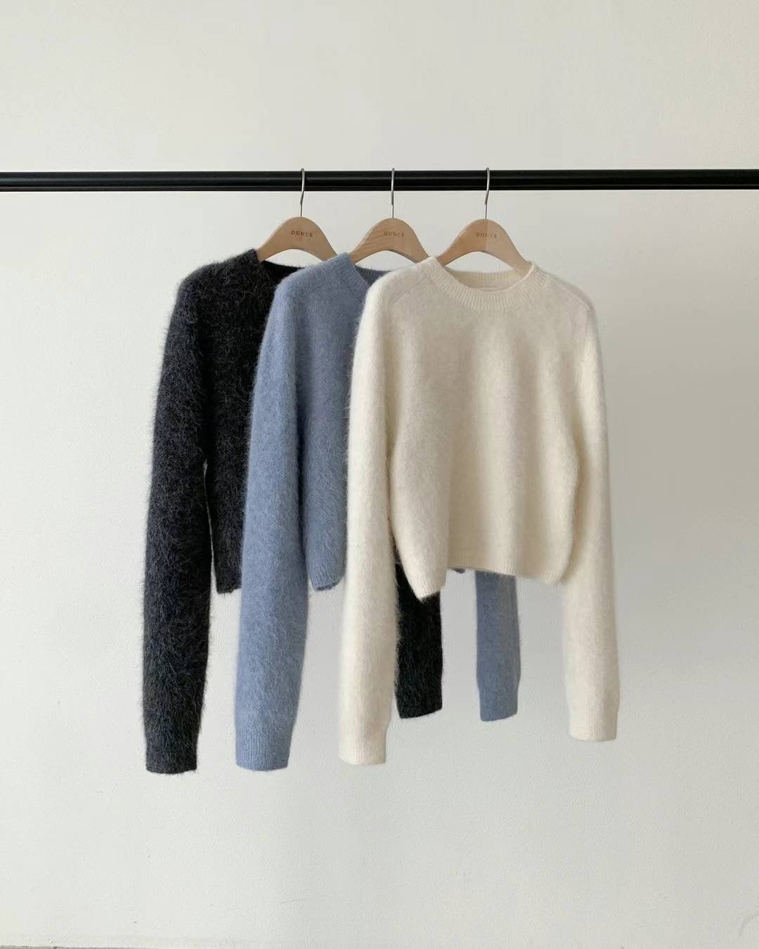 Ounce miu alpaca full over knit-3col