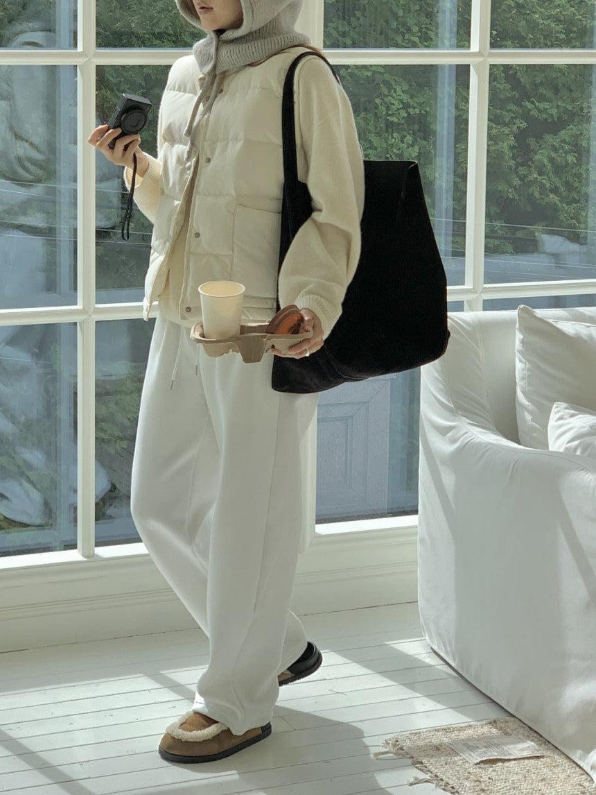 Bloom duckdown vest-3col