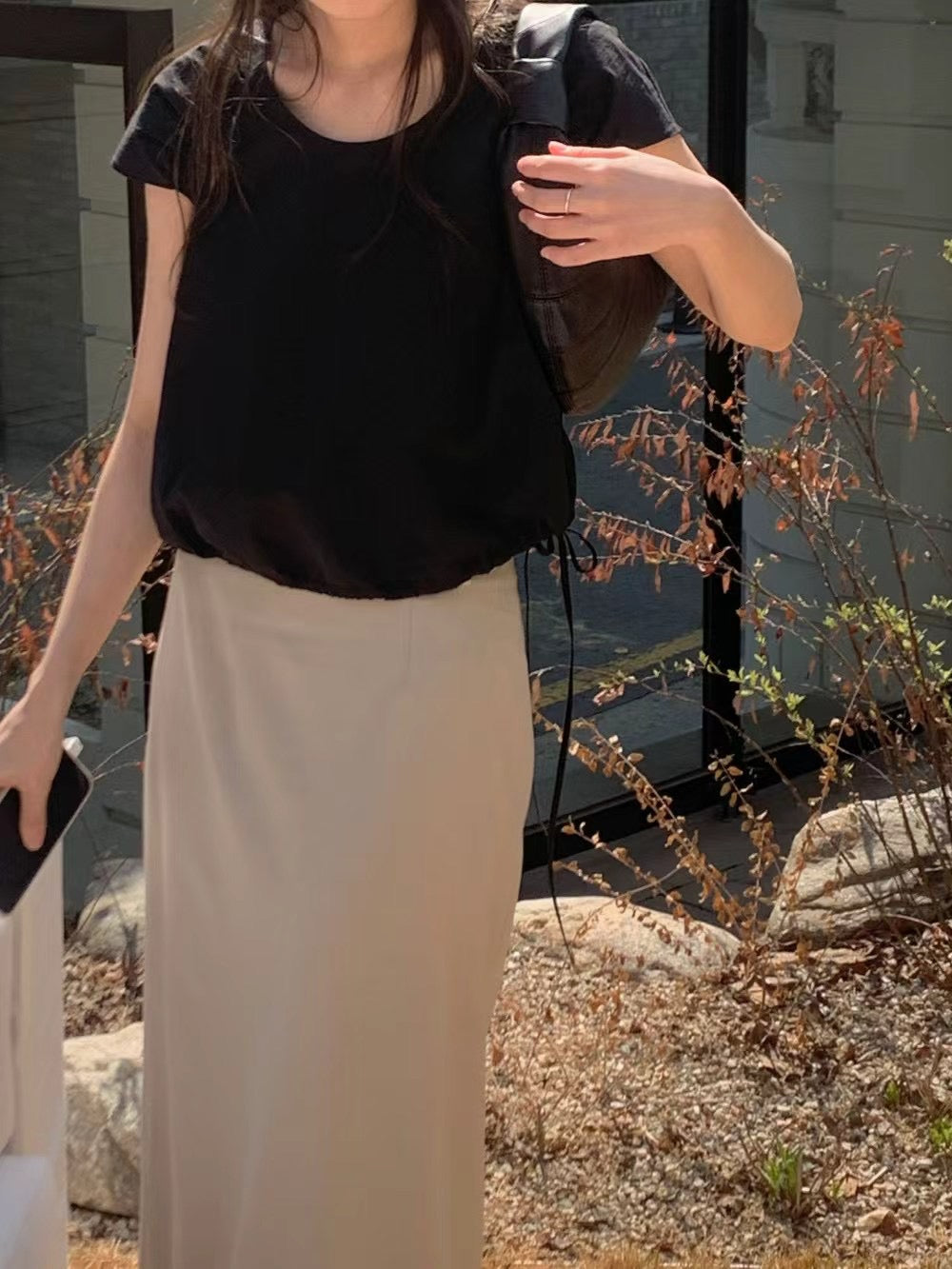 Ounce callum maxi skirt-2col