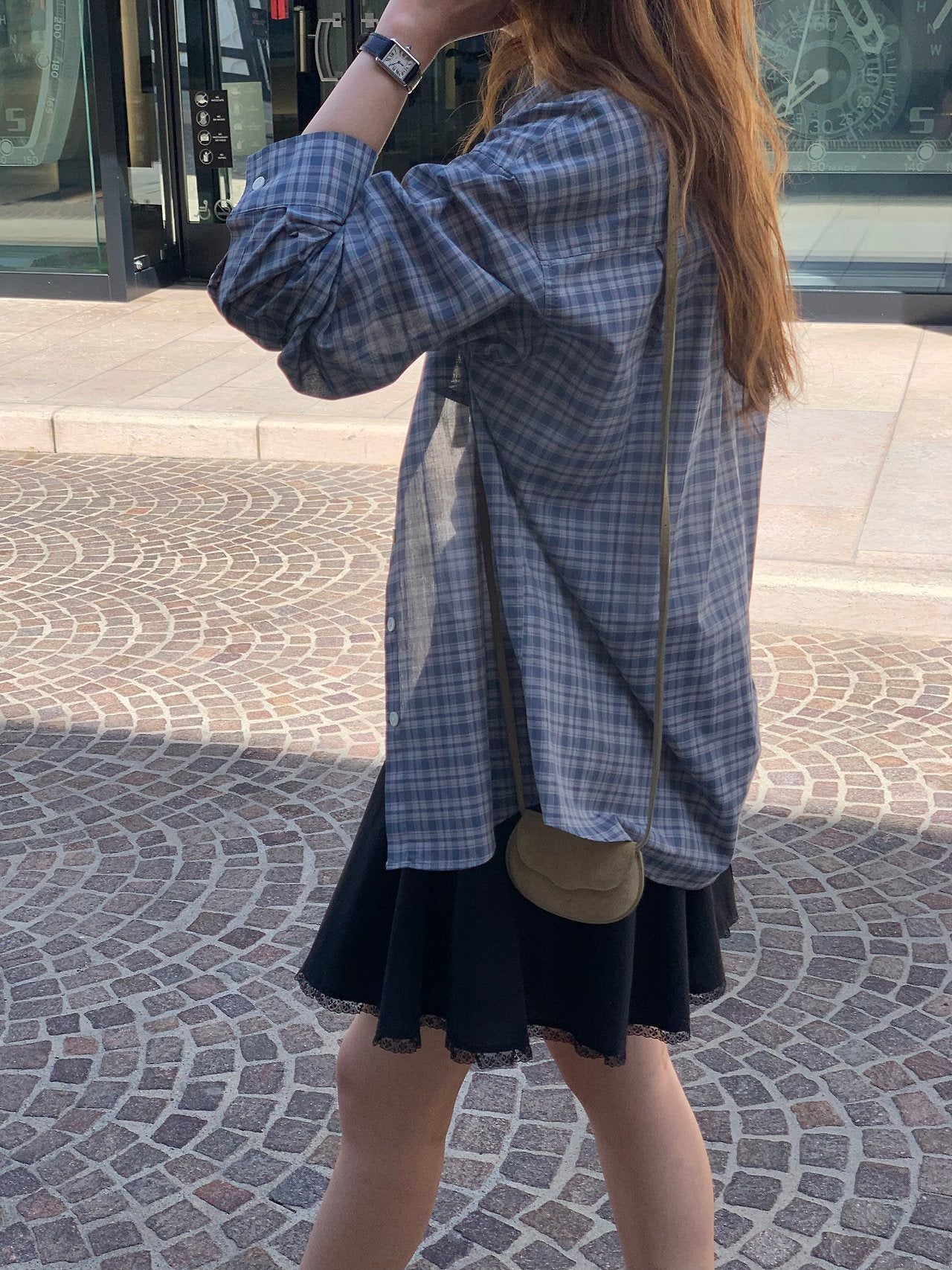Halen check shirt-2col