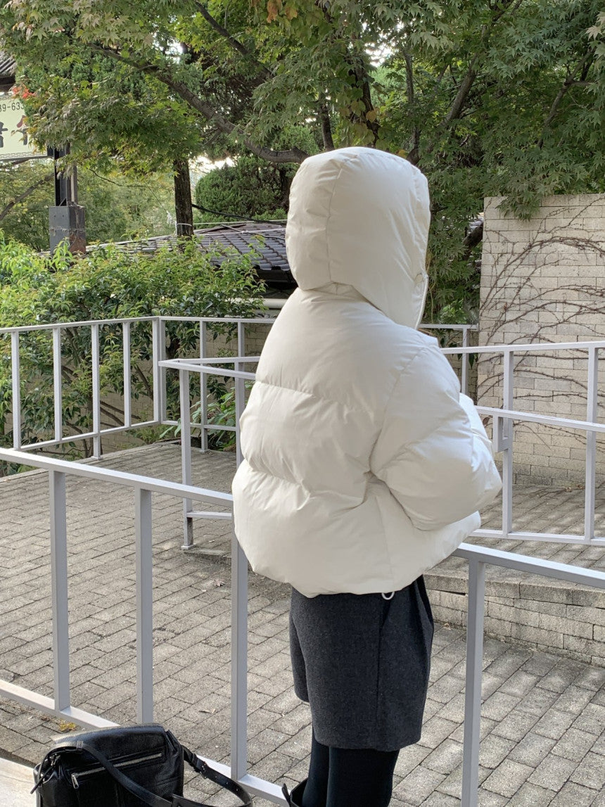 Noa hood duck down padding-3col