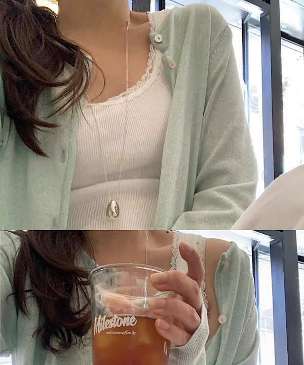 liter twinkle pearl cardigan-3col